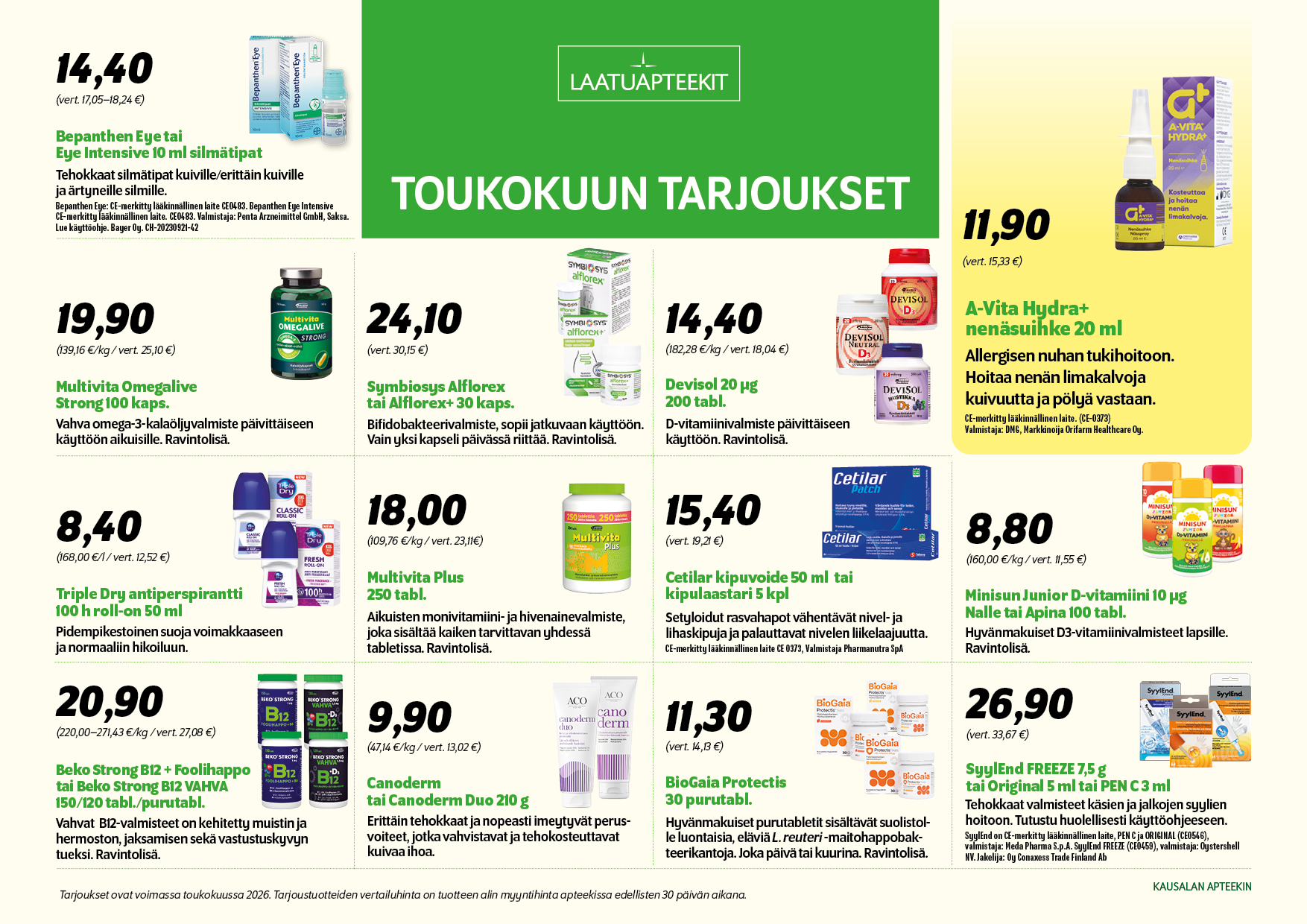 Toukotarjoukset SOME30